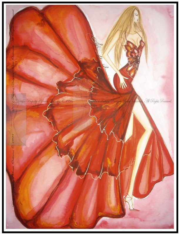 Watercolor Fashion Illustration