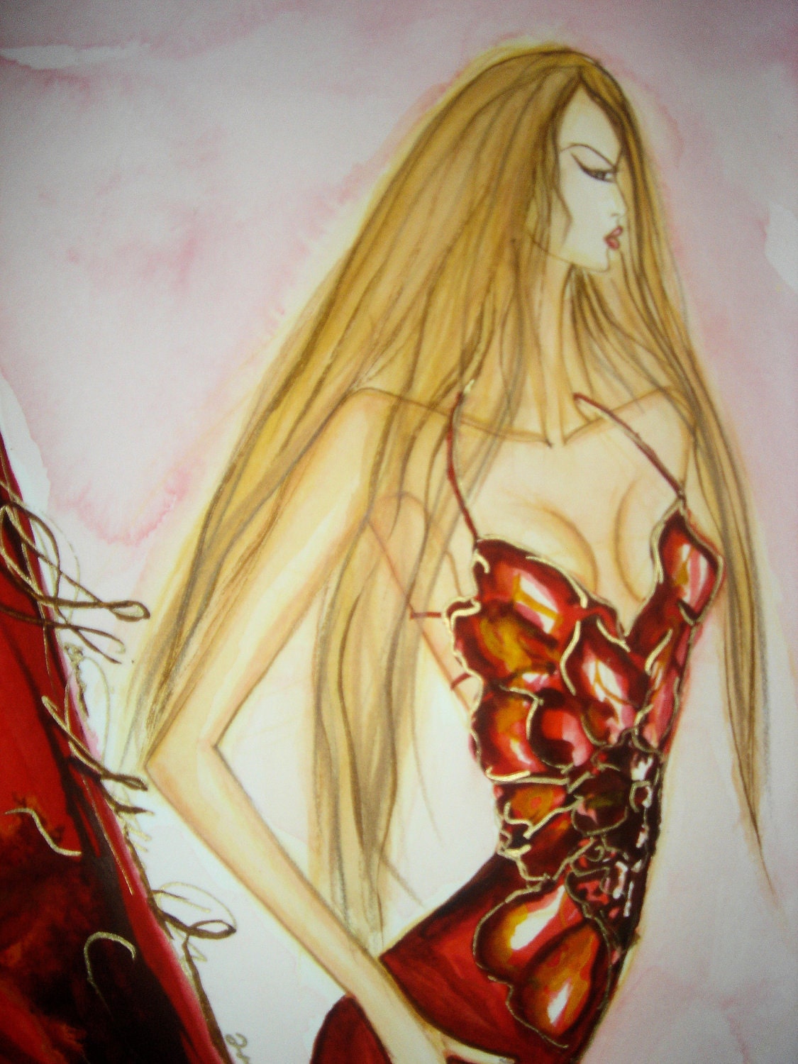 Watercolor Fashion Illustration