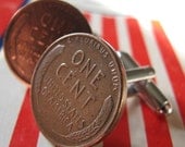 lucky penny cuff links  