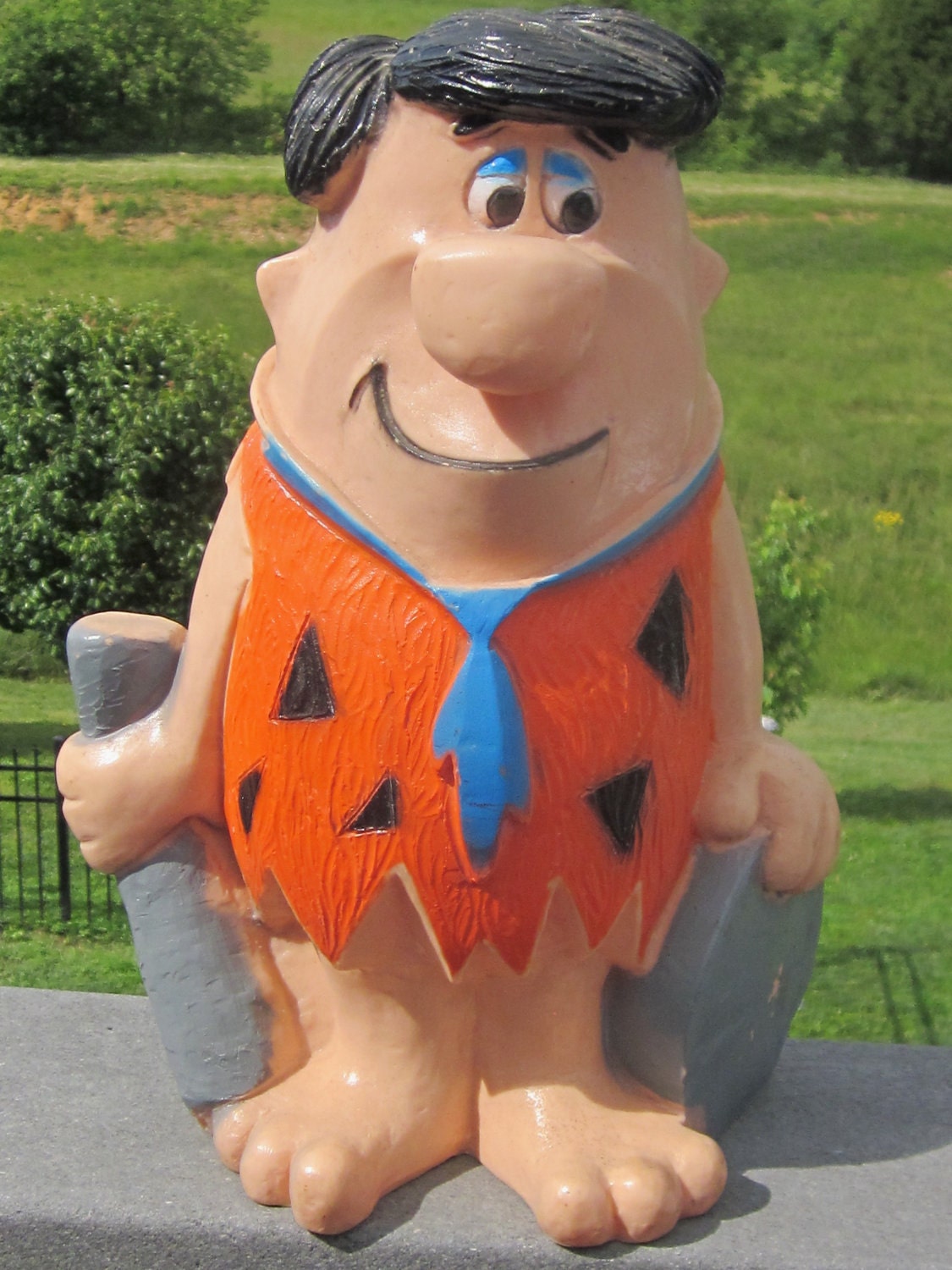 fred flintstone plastic figure