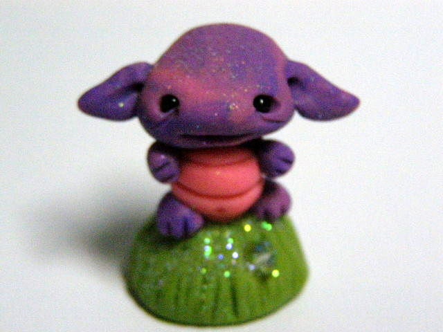 OOAK Itty bitty baby dragon Trollfling troll "Beebee" by Amber Matthies