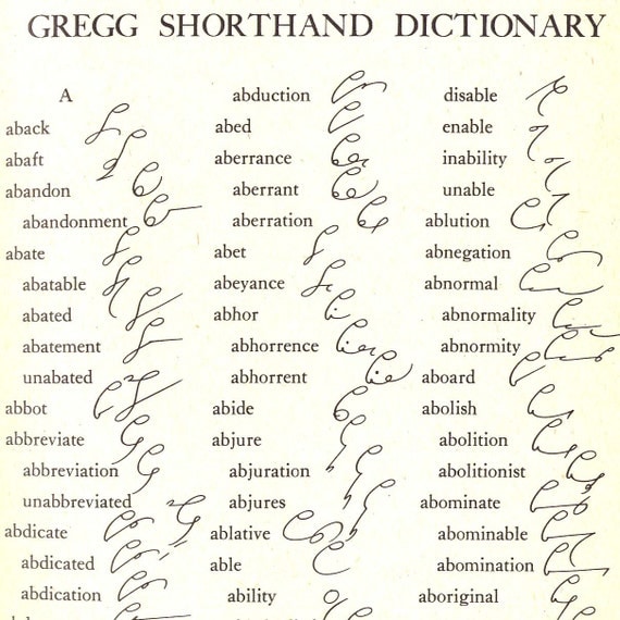 Gregg Shorthand Dictionary 1939 For Your Mixed By Surrenderdorothy