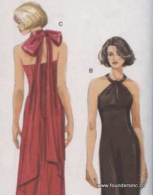 Butterick 5182- Current 2008- Ms szsz 6.8.10.12- Evening, Prom, Special Occasion Gown- New- UNCUT