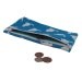 Blue kitties zipper wallet