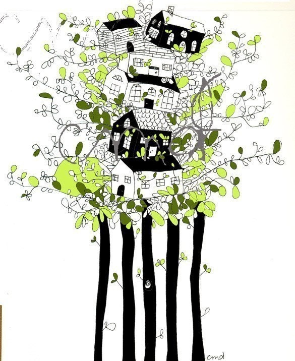 Daytime Tree Houses