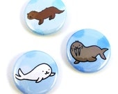 Arctic Animals Button Set