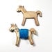 Flossy the Unicorn Embroidery Floss Bobbin