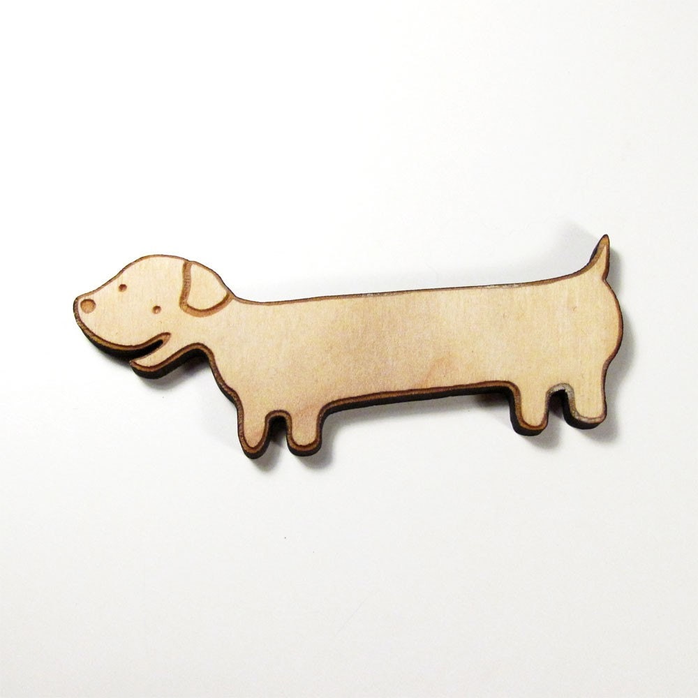 Flossy the Dachshund Embroidery Floss Bobbin