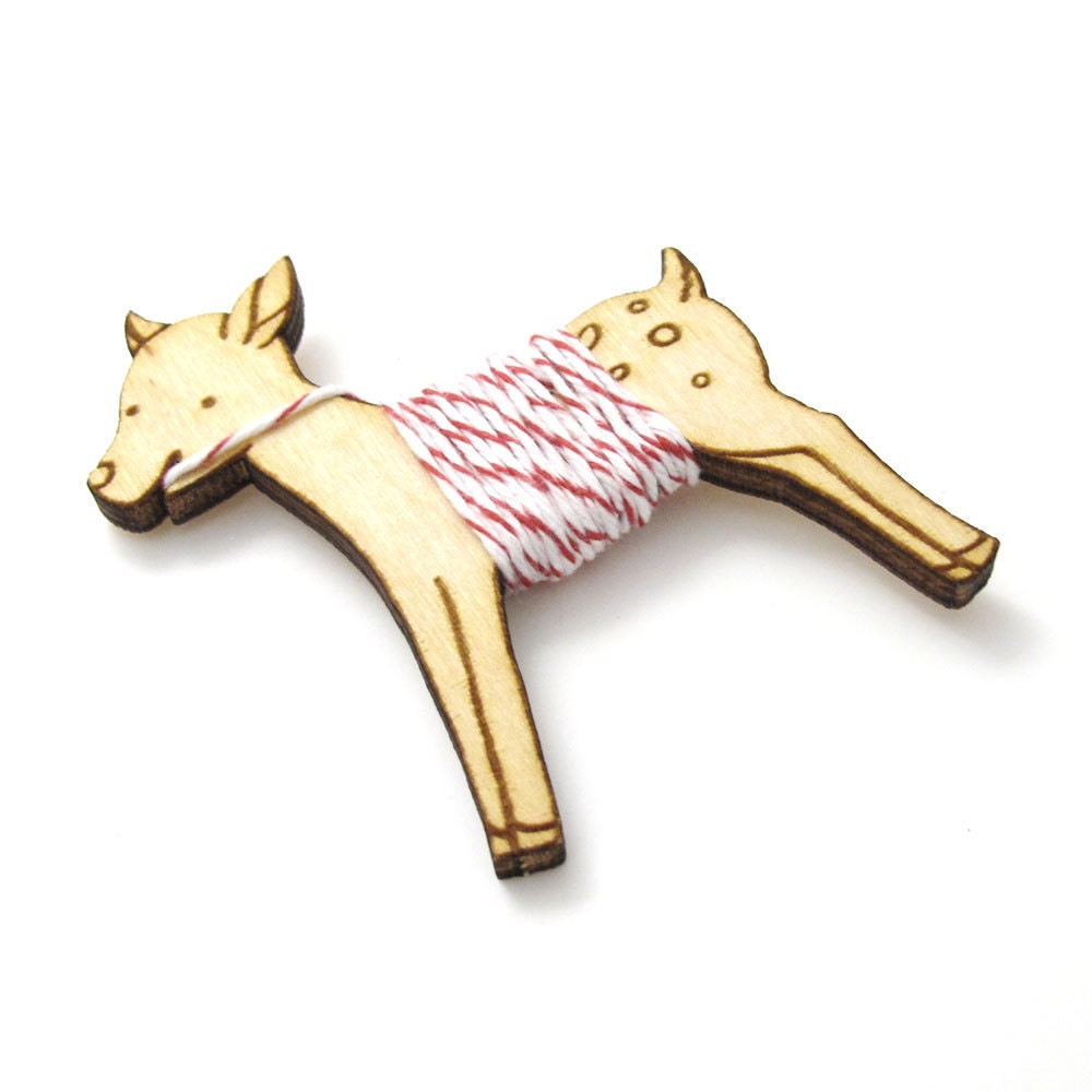 Flossy the Fawn Embroidery Floss Bobbin