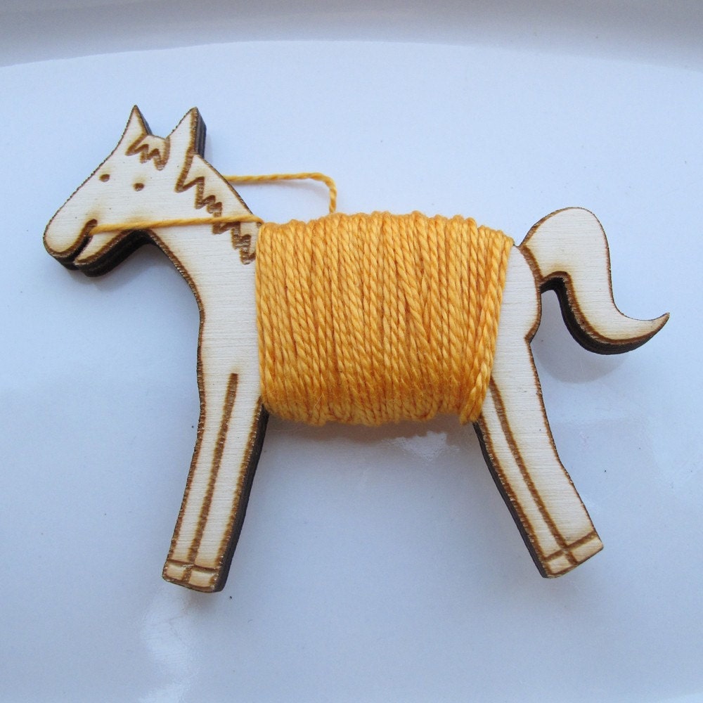 Flossy the Pony Embroidery Floss Bobbin
