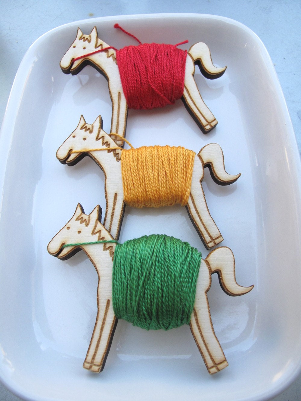 Flossy the Pony Embroidery Floss Bobbin