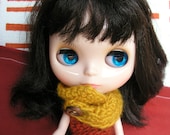 Wool Cowl Sweater Dress for Blythe