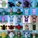 Felt Finger Puppets Set of 10 - Stitched to Order