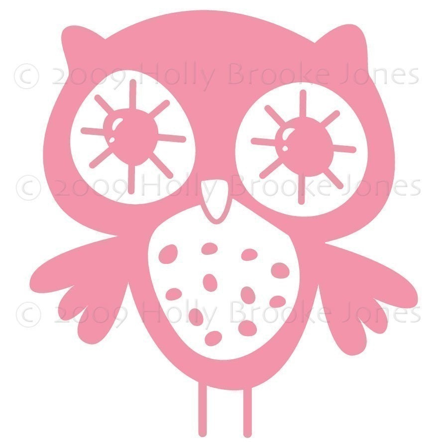 Vinyl Wall Art Little Owl Decal Small