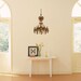 Grunge Chandelier Vinyl Wall Decal size MEDIUM - Chandelier, Chandelier Wall Decal, Chandelier Wall Art, Chandelier Decor