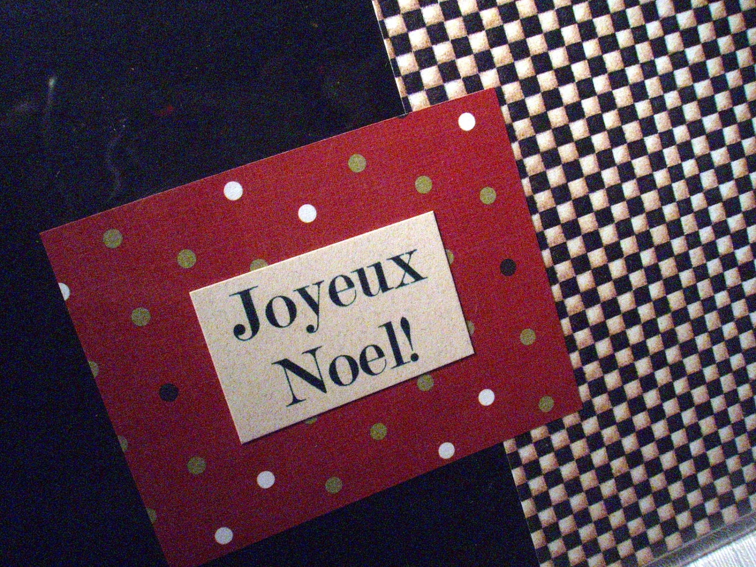Joyeux Noel - Christmas Greeting Card