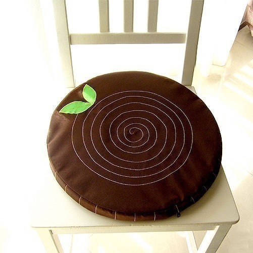 Stumpie Seat/Floor Cushion (Dark Brown)