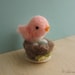 Mama Bird and Nest - Pink