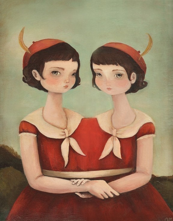 The Twins Print 8x10