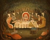 The Mad Tea Party Print 10x8