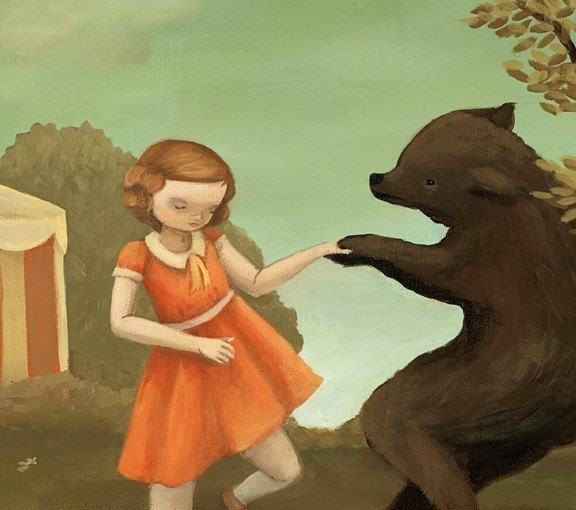 Bear Dance Print 14x11