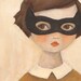 Mysterious Girls from The Black Apple - Kitten Bandit Print 8x10
