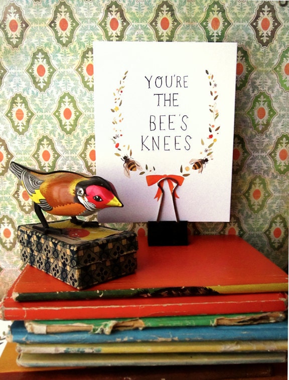 Postcard Set: Bee's Knees & Cat's Pajamas