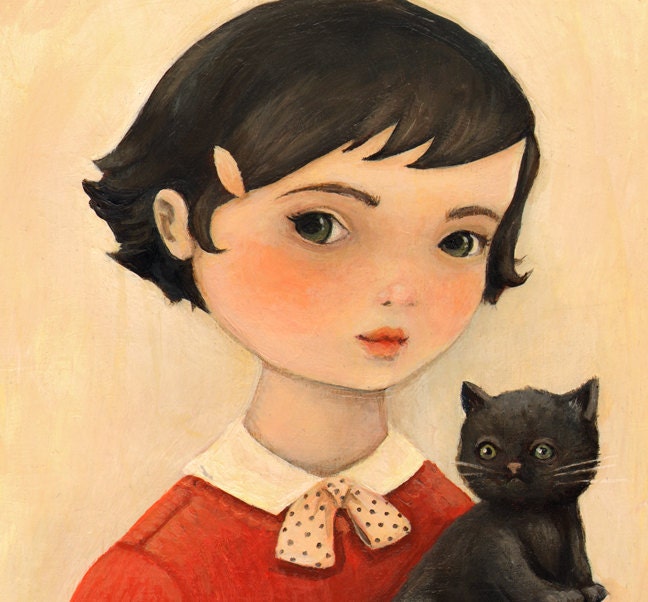 Lillian and Licorice Print 8x10