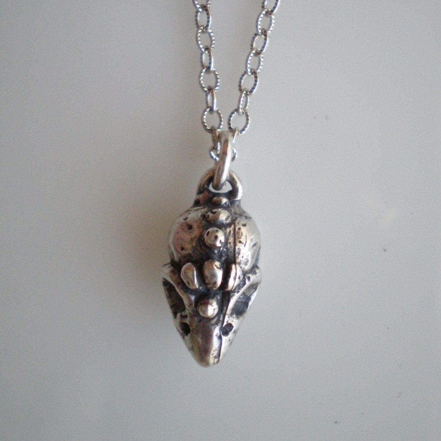 SALE Bird Skull Necklace