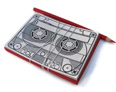 10 pack : mix tape - Gocco screenprinted stationery set