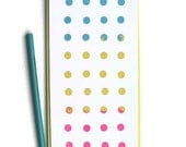 10 pack : candy buttons - gocco screenprinted stationery set
