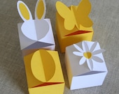 spring gift boxes - SVG, DXF and PDF files