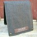 Men's Leather Billfold Wallet - Metro Man Bifold - Gray Stripes on Gray Wool