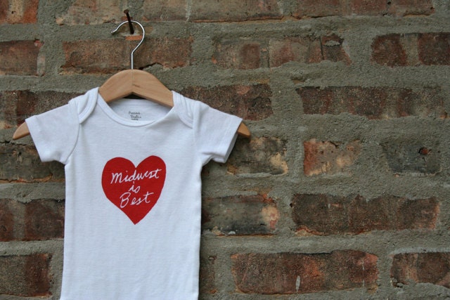 Midwest is best baby onesie FREE SHIPPING