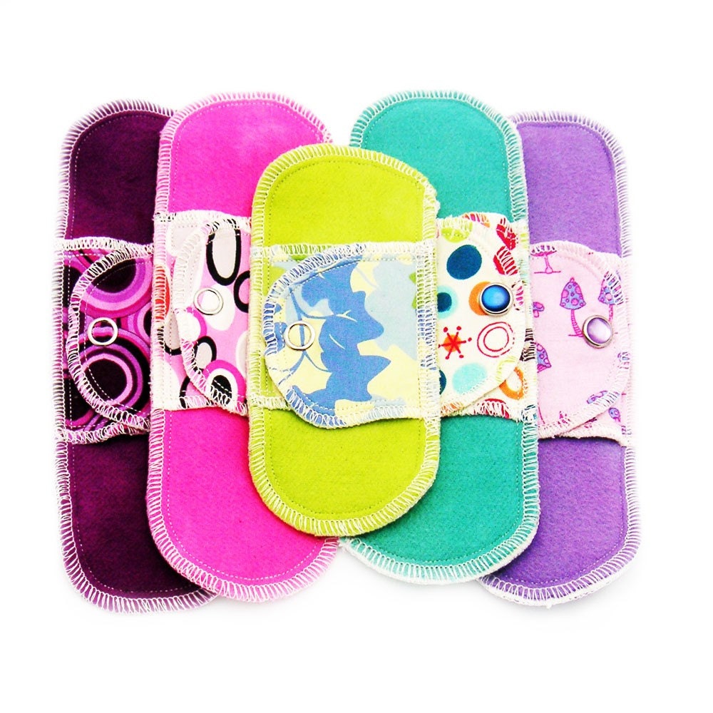 Light Days Collection - Moonpads Reusable Organic Cloth Menstrual Pads