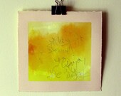 Enjoy the Day casein painting on paper
