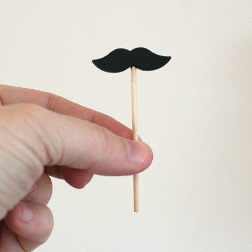 The Miniature Tiny Mustache Pick