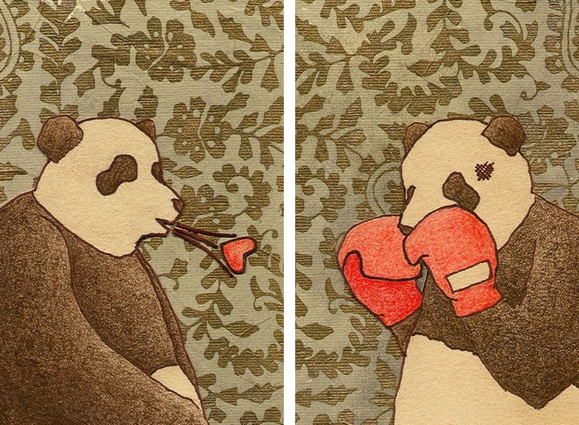 Loving and Fighting Print Set