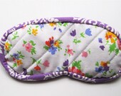 vintage posies sleep mask