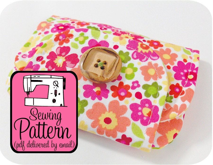 Zip Pocket Pouches Sewing Pattern - PDF (Email Delivery) - 3 Sizes