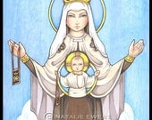 Our Lady of Mount Carmel 8x10 Art Print