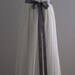 Jane - Wedding Dress - Eco Friendly Long Regency Gown with Cap Sleeves and Empire Waist
