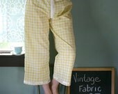 Spring Morning Vintage Fabric PJ Bottoms -
