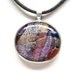 Dichroic fused glass pendant (fg191)