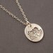 Zodiac Virgo Necklace, Fine Silver, Sterling Silver Necklace, erinelizabeth