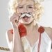 Limited Edition New York Couture Fairytale Collection Old Man WHITE MUSTACHE Necklace