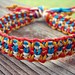 Multicolored Woven Hemp Bracelet - 2