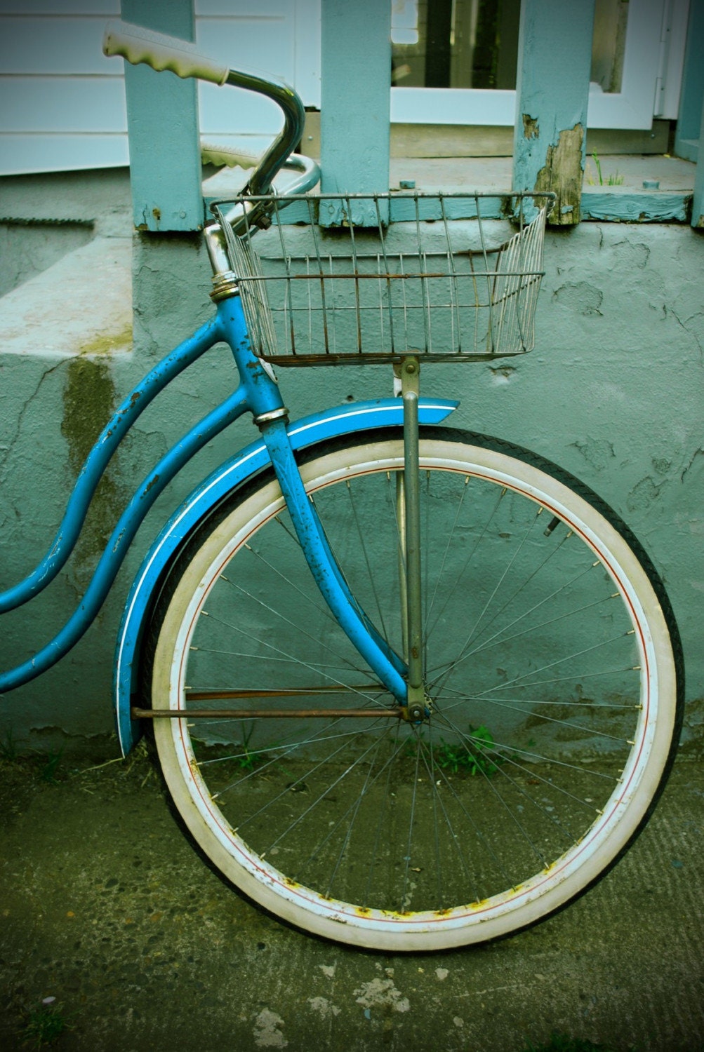 Vintage Bicycle Photograph Fine Art Print 8x10
