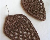 Sophie Earrings in Chocolate Brown