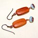 Amazonite and Bayong Wood Earrings - Haiku Line